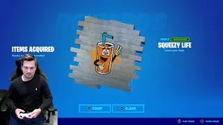How To Unlock A FREE Fortnite Spray From Epic Games! Unlocking FREE SQUEEZY LIFE Spray!