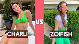 Charli D'amelio VS Zoifishh TikTok Dance Battle