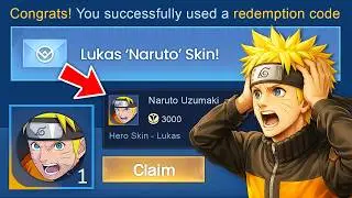 CLAIM FREE Naruto Uzumaki Skin in MLBB (REDEEM CODE)