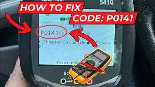 Code P0141 How To Test 02 Sensors (2003-2007 Honda Accord)(Oxygen Sensor Location)