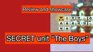 I summoned SECRET UNIT “The Boys” in astd!(review and showcase)