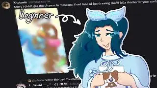 drawing people as a Beginner Artist on discord