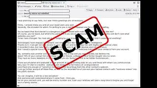 I was planning to say hello Email Sextortion Scam