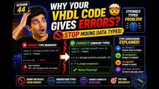 44 ~ VHDL Type Conversion Explained | This VHDL Rule Breaks Your Code
