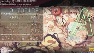 osu! - t+pazolite ~ CENSORED!! [PROHIBITED!!]