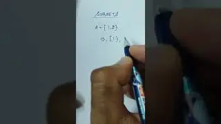 Subsets of set A