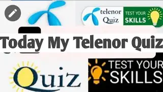 Today My Telenor Quiz Free Reward mb Today Free Internet