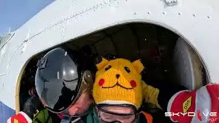 Парашютные прыжки в метель 