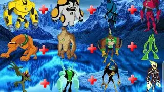 Ben 10 aliens fusion 😈 #anime #dbs #goku #fusion