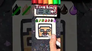 Drawing Steve in 40Sec(Minecraft)