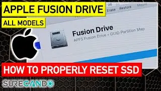Fix Reset Apple Fusion Drive to work as 1 single drive. WARNING: This will wipe your data!
