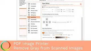 Remove Gray Background from Scanned Images | PDF Image Printer 12 | PEERNET