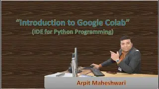 Introduction to Google Colab