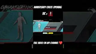 BGMI ANIVERSARY CRATE OPENING | MUMMY SUIT NEW M416 OPENING #bgmi #crateopening #shorts