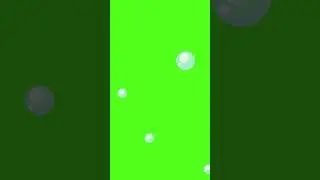 Green Screen Air bubbles animation effects