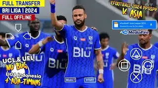 Main eFootball PES 2024 PPSSPP Liga Indonesia & Full Liga Asia Terbaru 2024 Di Android