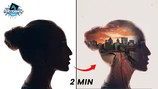 Double exposure effect  #photoshoptutorial #photoshop2023 #videoediting