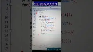 To print name using string 