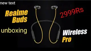 Unboxing Realme Buds Wireless Pro Unboxing | Active Noise Cancelling Neck Band Headphones 🔥