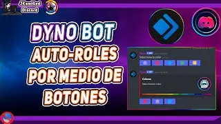 🟣 Auto-roles via buttons with the Dyno bot 💠💻 Discord 📡 JKamiGod