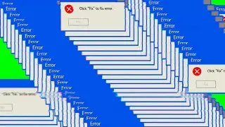 [Green Screen] Error Computer Glitch- Transition ERROR with Sound (Free)