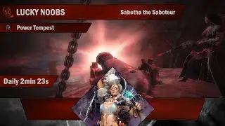 Lucky Noobs [LN] - Daily Sabetha the Saboteur 2:23 - Tempest PoV