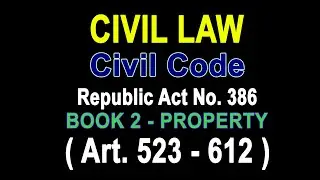 Audio Codal: Civil Code- Philippines Book 2 Property PART 4 #audiocodal #property #law #possession
