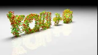 Animation 3D Text Dissolve