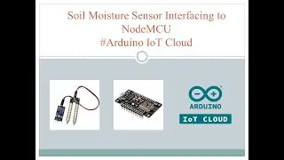 Soil Moisture Sensor interfacing
