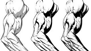 Drawing a Creepy Arm - COMIC STYLE ( ANATOMY )