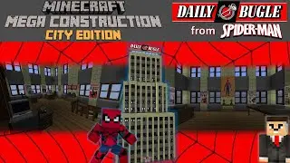 Daily Bugle from Spider-Man in Minecraft | Minecraft Mega Construction City Edition