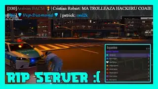 AM BUBUIT SERVERUL ! *TROLL MAXIM* + NE-AM DAT DREPT POLITISTI :)) FiveM HACKING #6 w/Mihai x Humii