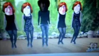 Chris, me, and sis Irish step dancing ROFLMAO!!!