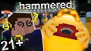 Minecraft Duels but we're both COCKED (and sitting next to each other)