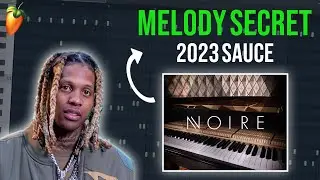Making EMOTIONAL Piano Melodies for Lil Durk (2023) | Fl Studio