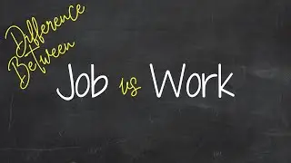Какая разница между Job и Work? 
