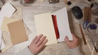 Got odd envelopes?  Let's make a travelers journal (my version)