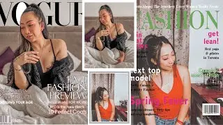HOW TO EDIT VOGUE COVER MAGAZINE | EASY TUTORIAL | Ethelyn Vitorio