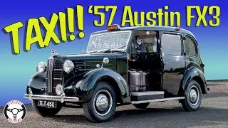 TAXI!! Austin FX3 1950s london cab goes for a drive