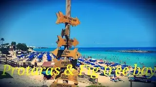 🇨🇾 Protaras Cyprus Fig Tree Bay 4k walking tour 🇨🇾