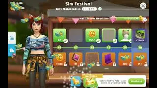 Sim mobile Completing Sim Festival Briny nights collecting rewards