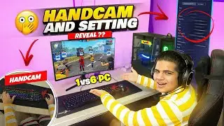 1 VS 6 Pc 💻 With Handcam Settings reveal 🥵 