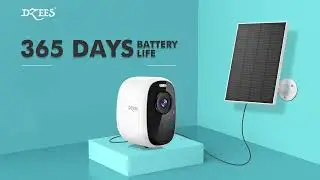 Dive into Clarity and Convenience with Dzees Camera G1K: Wireless Security Camera with Solar Panel
