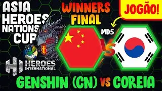 [Copa das Nações] Genshin (CN) x Coreia do Sul | Qualificatórias ASIA | Winners FINAL