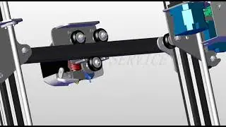 Service tutorial CR 10S Pro V2 replace X axis belt