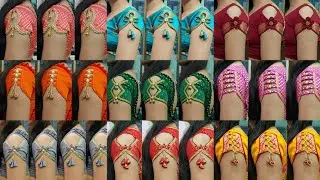 trendy blouse sleeve design|| blauj Astin design||blouse neck design|| 