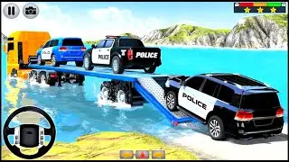 US Police Car Transporter Driving/Police Trailer Truck Driver Simulator 3D/Android GamePlay/ITSBM47