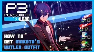 How To Get Makoto's Butler Outfit - Persona 3 Reload