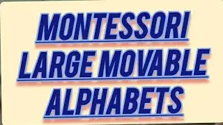 Montessori Word building exercises