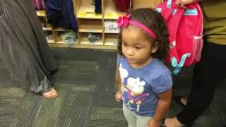 Halle's first day of school